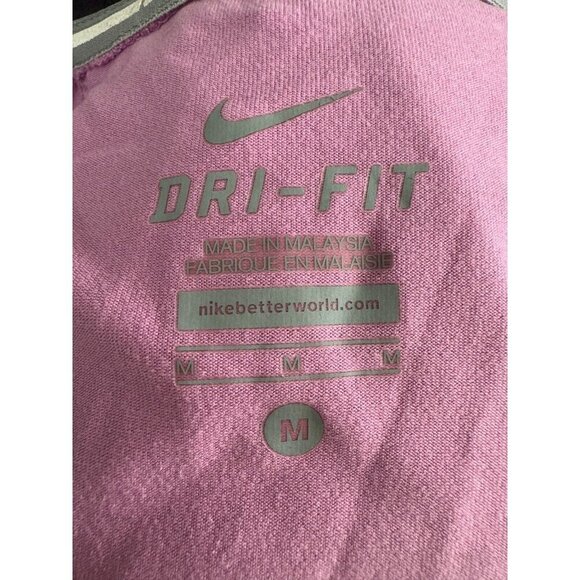 Nike Dri-FIT Pink Pacer Crewneck Long Sleeves Running Top Womens Size Medium - Picture 6 of 8